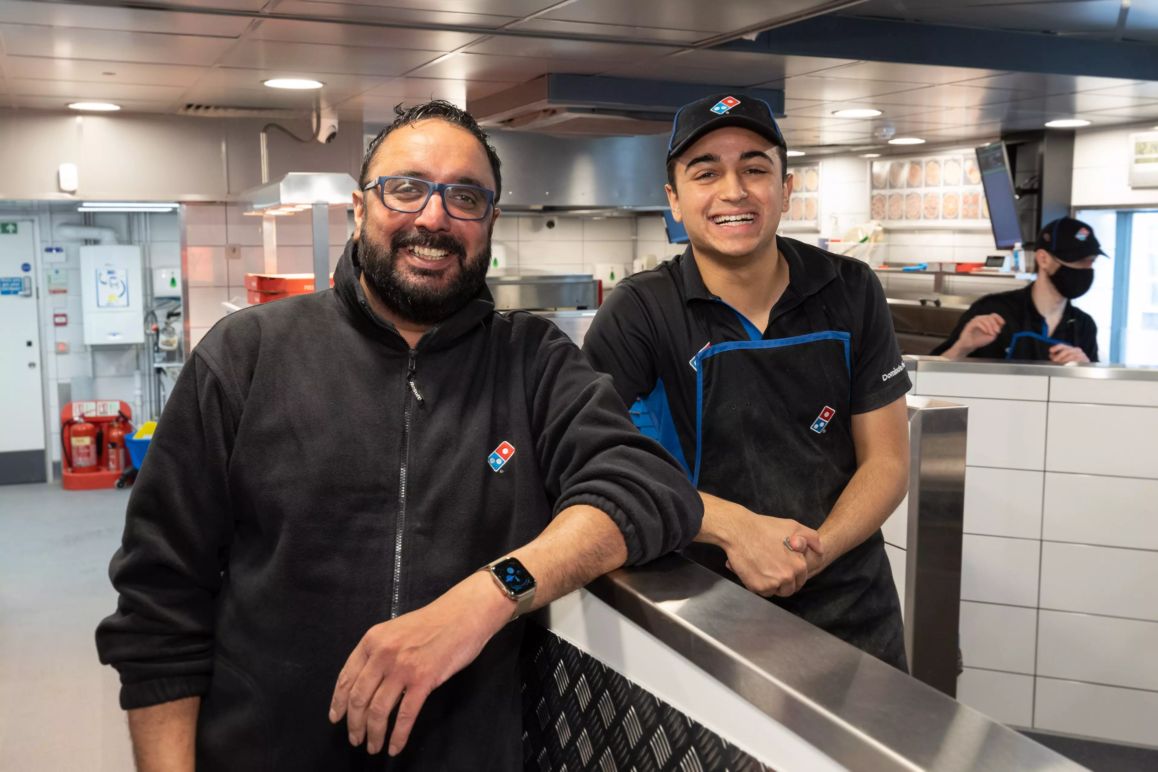 Head office Dominos timeline to show years of opening of stores