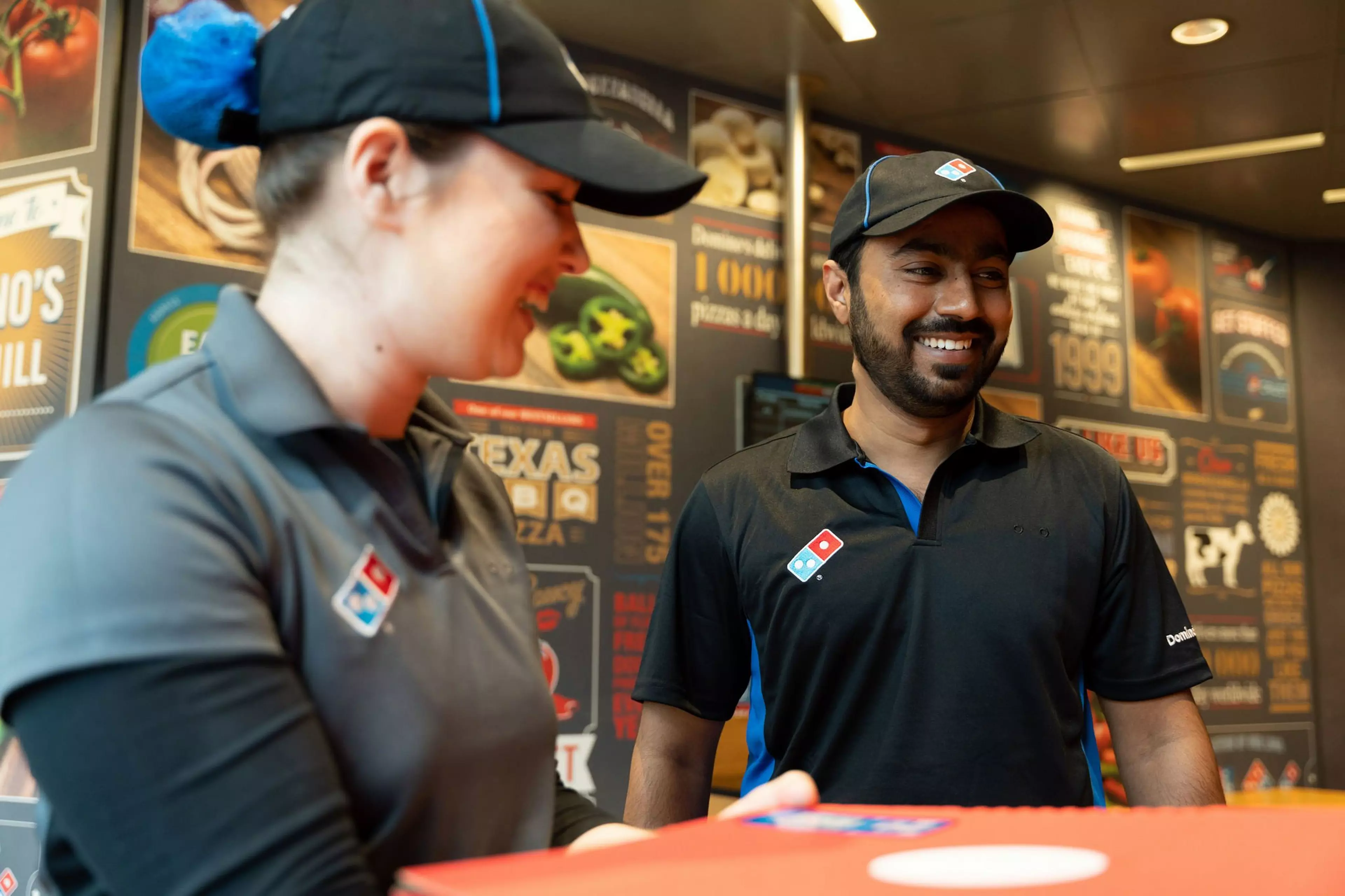 Dominos workers